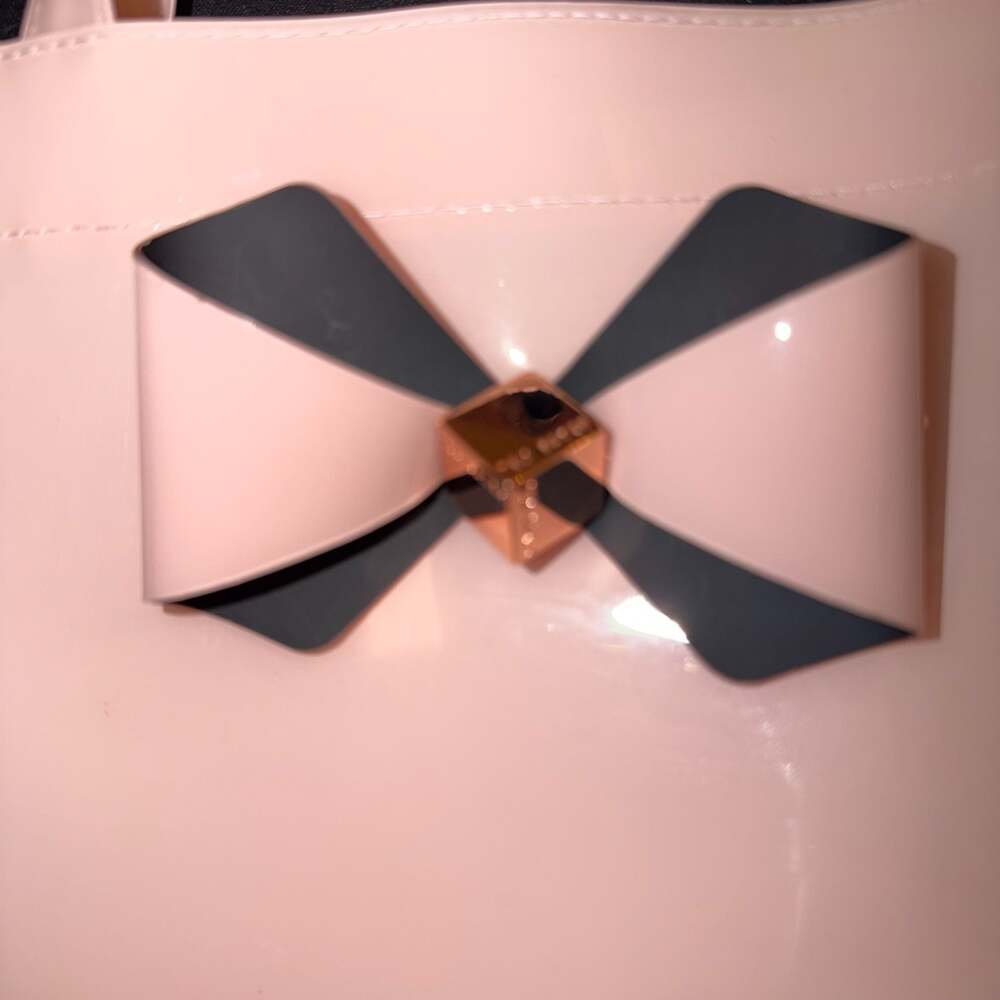 Ted Baker London Pink PVC Bow Tote Bag